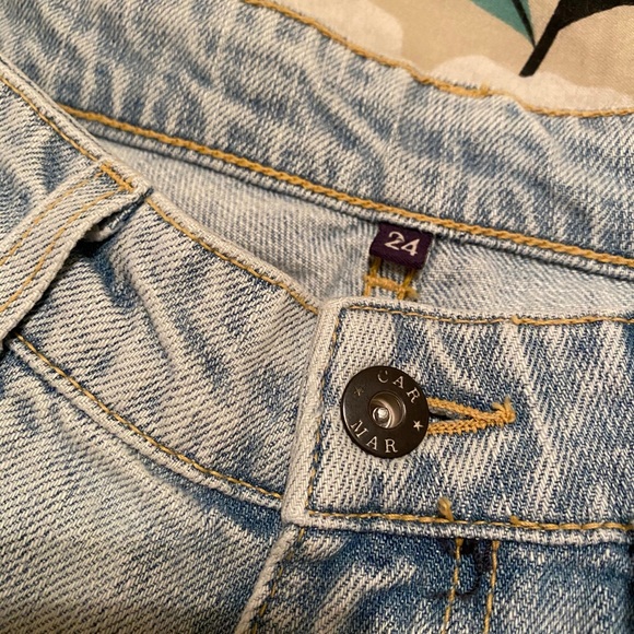 NWT LF Carmar Distressed Mid-Rise Jeans Size 24 - Picture 7 of 8